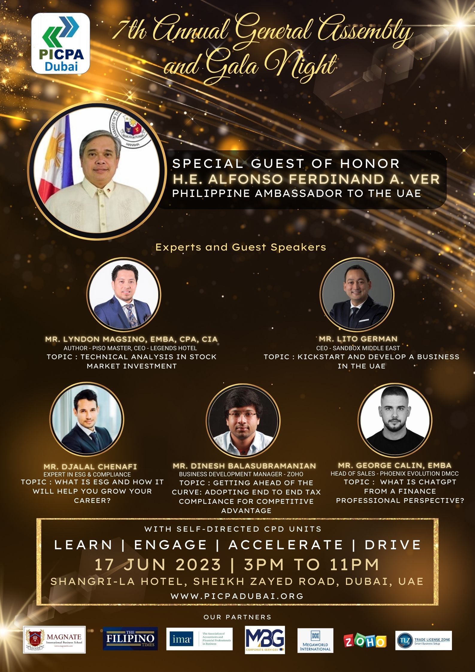 2023 Picpa Dubai 7th Annual General Assembly Gala Night Picpa Dubai